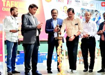 34 वी राज्यस्तर सब-ज्युनिअर तायक्वांदो स्पर्धेचे थाटात उद्घाटन