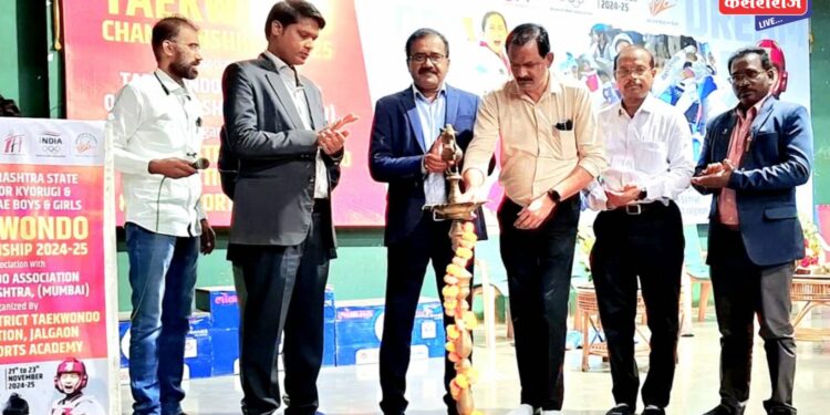 34 वी राज्यस्तर सब-ज्युनिअर तायक्वांदो स्पर्धेचे थाटात उद्घाटन
