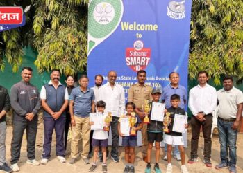 महाराष्ट्र राज्य मानांकन लॉन टेनिस स्पर्धेत पुण्याचा आरूष देशपांडे विजयी; मुलींमध्ये सांगलीची भार्गवी भोसले विजयी