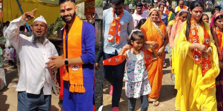 बापाच्या प्रचारासाठी लेकरं सरसावली !