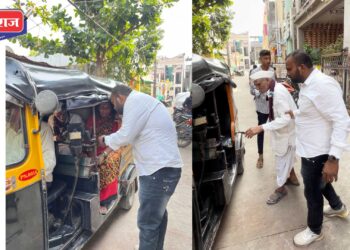 ज्येष्ठ, दिव्यांग, असहाय मतदारांना विचार वारसा फाउंडेशनच्या कार्यकर्त्यांनी केली मदत