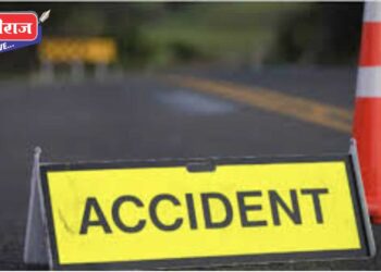 भरधाव कारचे थरारनाट्य, डिव्हायडर, वीज खांबासह रिक्षालाही दिली धडक