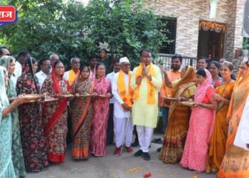 महायुतीचे उमेदवार अमोल पाटील यांचा पारोळा तालुक्यात प्रचार