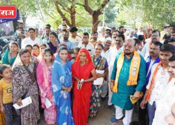 मंत्री गुलाबराव पाटील यांचा प्रचारात जोर, जळगाव तालुक्यात विकासकामांसाठी पाठिंबा