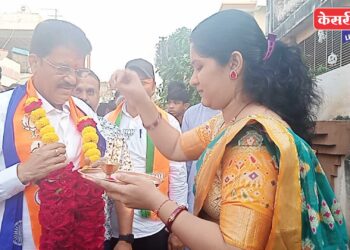 “कहो दिल से, राजूमामा फिर से” घोषणांनी शिवकॉलनी परिसर दणाणला