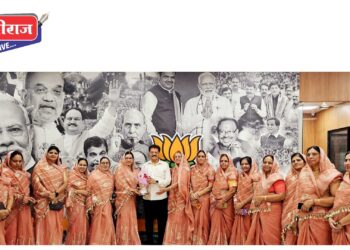 स्वस्तिक भजनी मंडळ परिवारातर्फे आ. राजूमामा भोळे यांना पाठिंबा