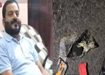 वाहन चालवताना मोबाइलचा खिशातच स्फोट ; मुख्याध्यापक ठार