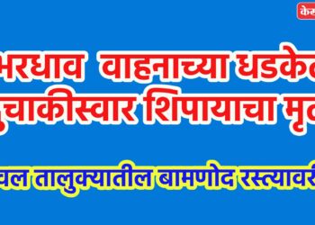 भरधाव वाहनाच्या धडकेत दुचाकीस्वार शिपायाचा मृत्यू