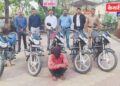 विक्रीसाठी आणलेल्या ५ दुचाकी जप्त, संशयित चोरट्याला अटक