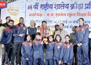 ६८ व्या शालेय राष्ट्रीय तायक्वांदो स्पर्धेत मुलांमध्ये प्रथम क्रमांक तर मुलींमध्ये द्वितीय क्रमांक