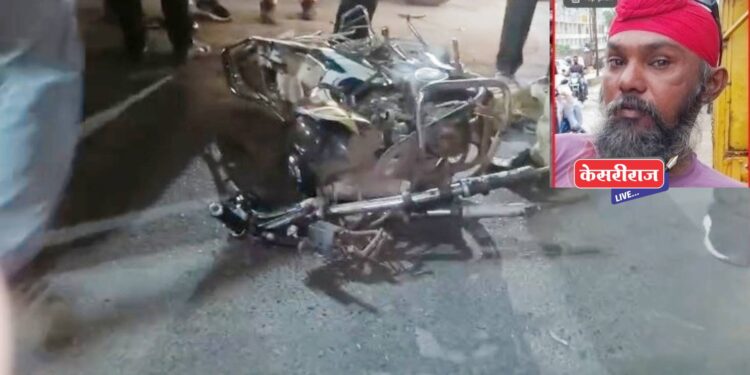 अपघातातील गंभीर जखमी तरूणाचा उपचारादरम्यान मृत्यू