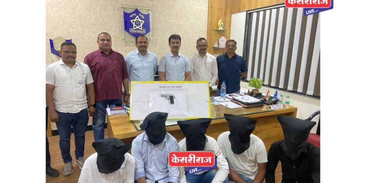 गोळीबार प्रकरणातील फरार दोघांना अटक, उद्यापर्यंत पोलीस कोठडी !