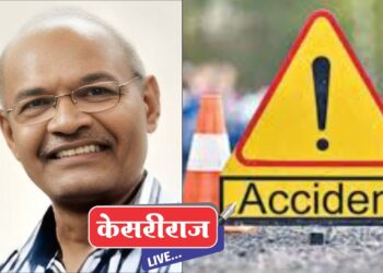 अपघातात गंभीर जखमी जि.प.चे लेखाधिकारी यांचा उपचारादरम्यान मृत्यू