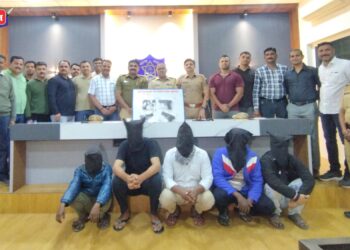 भुसावळ खून प्रकरणी पाच जणांना अटक, चार गावठी पिस्तुलांसह मुद्देमाल जप्त