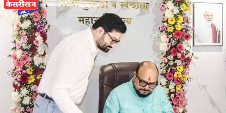 पदभार स्वीकारला : ग्रामीण भागात नळाद्वारे पाणीपुरवठ्याच्या योजनांना गती देणार !