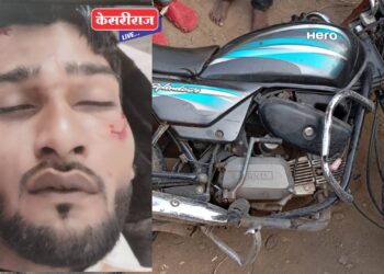 भरधाव डंपरने दिलेल्या धडकेत दुचाकीस्वार गंभीर जखमी