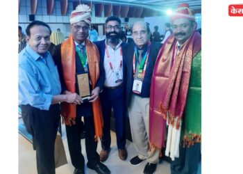 पुणे येथील राष्ट्रीय परिषदेत डॉ. प्रभु व्यास सन्मानित