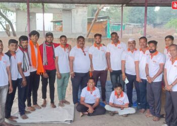 असोदा येथून शेगावला पायी पालखी रवाना