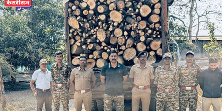 लाकडाची अवैध वाहतूक रोखली : दोन घटनेत ८ लाखांचा मुद्देमाल जप्त