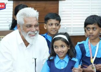 वीर गुर्जर क्रिकेट लीगच्या लोगोचे प्रतापराव पाटील यांच्या हस्ते अनावरण