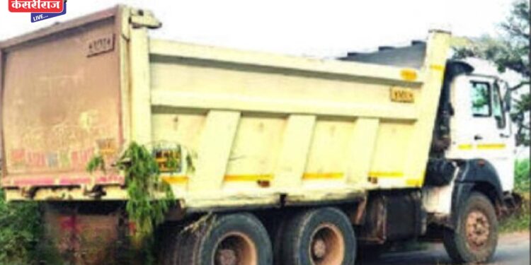 भरधाव डंपरने म्हशींना दिली जबर धडक : ३ ठार १ जखमी