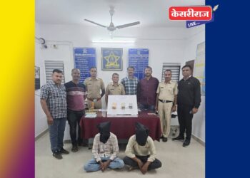 मजुराच्या घरी चोरी करणाऱ्या दोघं तरुणांना अटक, मुद्देमाल जप्त