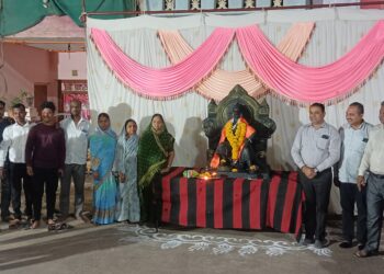 वासुदेव जोशी तरुण मित्र मंडळा तर्फे शिवजयंती उत्साहात साजरी