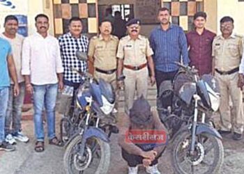 नंदुरबार जिल्ह्यातून २ दुचाकींसह चोरट्याला अटक