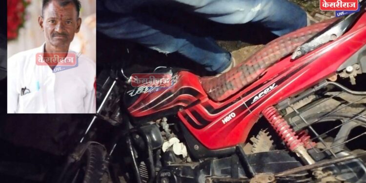 भरधाव वाहनाने दुचाकीवरील दाम्पत्याला दिली धडक : पती ठार, पत्नी जखमी