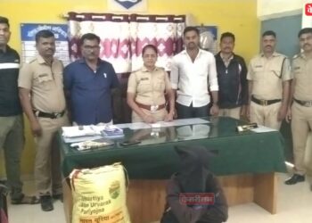 गांजाची तस्करी करणाऱ्या तरुणाला सव्वालाखांच्या मुद्देमालासह अटक