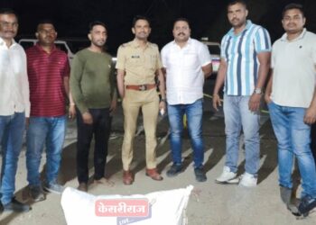 एलसीबी, अमळनेर पोलिसांनी पावणे २ लाखाचा गांजा पकडला