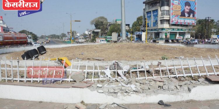 आकाशवाणी चौकातील अपघात : मालमत्तेच्या नुकसानीसह ‘ड्रंक अँड ड्राईव्ह’चा गुन्हा दाखल