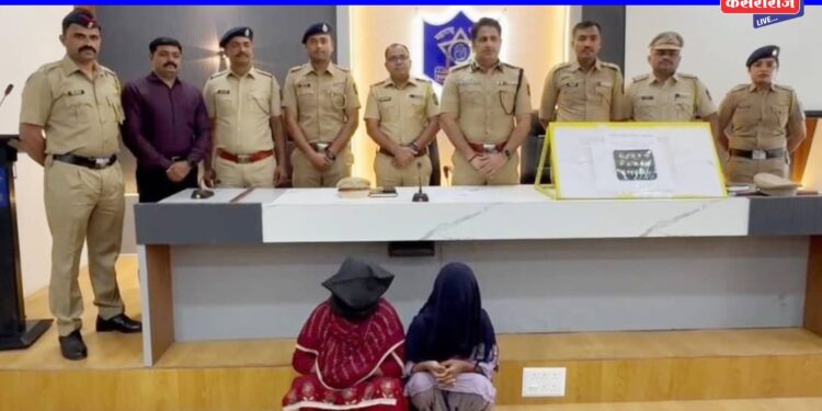 न्यायालयीन काम संपल्यावर परतताना पुन्हा केली चोरी, मालेगावच्या सराईत महिलांना अटक