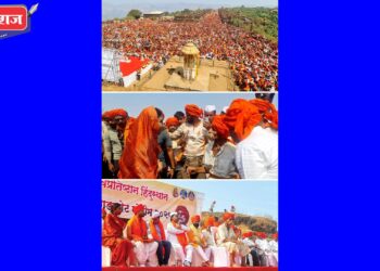 डॉ केतकी ताई पाटील यांनी रायगडावर जाऊन धारकाऱ्यांशी साधला संवाद