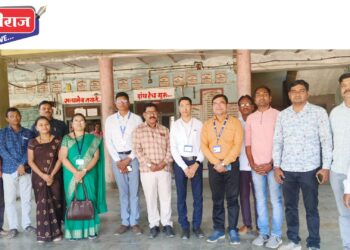 प्रशिक्षण केंद्रास डायटचे प्राचार्य अनिल झोपे यांची भेट