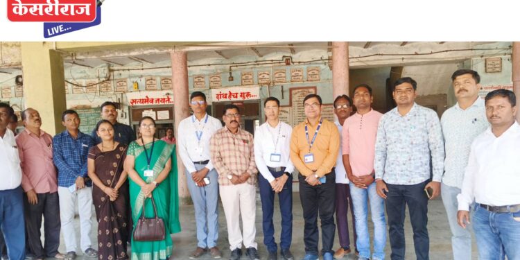 प्रशिक्षण केंद्रास डायटचे प्राचार्य अनिल झोपे यांची भेट