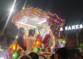 ढोलताशांच्या गजरात समाजबांधवांचा उत्साह