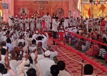 रौप्य महोत्सवी वर्षानिमित्त गोलवाडे येथे श्रीमद भागवत कथा अखंड हरिनाम सप्ताह उत्साहात