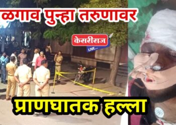 जळगाव पुन्हा खळबळ : जामिनावर सुटताच तरुणावर प्राणघातक हल्ला, डोक्यात लोखंडी वस्तूने केली जबर मारहाण