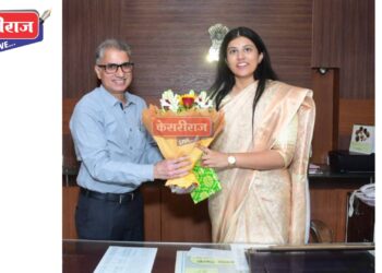 जिल्हा परिषद मुख्य कार्यकारी अधिकारीपदी मीनल करणवाल यांनी स्विकारला पदभार