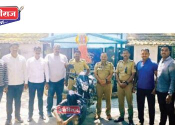 दुचाकी चोरट्याला मुद्देमालासह अटक