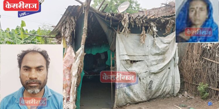 जिल्ह्यात खून सत्र कायम : चारित्र्याच्या संशयावरून पत्नीचा गळा दाबून खून !