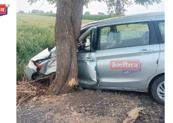 भरधाव कारच्या धडकेत मजूर तरुण गंभीर जखमी