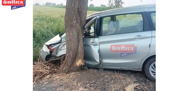 भरधाव कारच्या धडकेत मजूर तरुण गंभीर जखमी