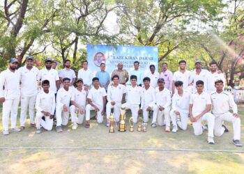 तिसरी किरण दहाड स्मृती टी-ट्वेंटी क्रिकेट स्पर्धा यशस्वीरित्या संपन्न