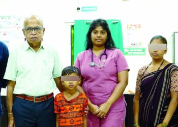 सात वर्षीय बालकाच्या न्युमोनिया आजारावर यशस्वी उपचार