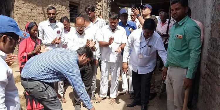 पंतप्रधान आवास योजनेअंतर्गत जिल्ह्यातील घरकुलाच्या कामाचा शुभारंभ