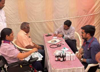 नियमित आरोग्य तपासणी करा…दक्ष रहा : पोलीस अधीक्षक डॉ.महेश्वर रेड्डी