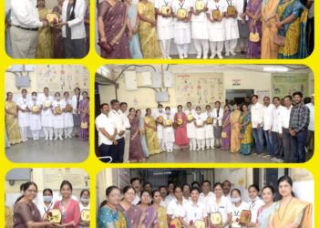 जागतिक महिला दिनानिमित्त जीएमसी येथे डॉक्टर्स, परिचारिकांचा सत्कार सोहळा