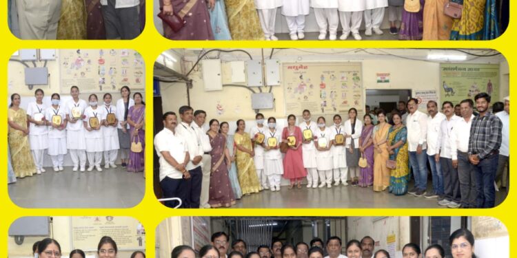 जागतिक महिला दिनानिमित्त जीएमसी येथे डॉक्टर्स, परिचारिकांचा सत्कार सोहळा